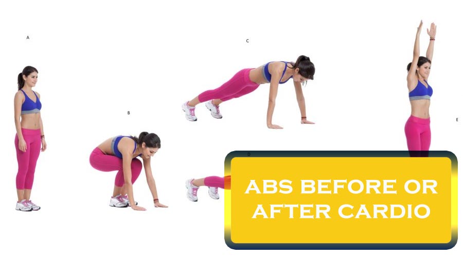 abs before or after cardio